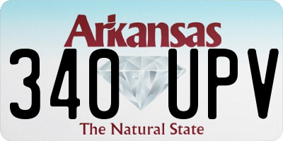 AR license plate 340UPV