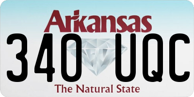 AR license plate 340UQC