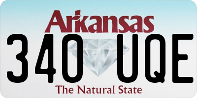 AR license plate 340UQE