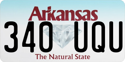 AR license plate 340UQU
