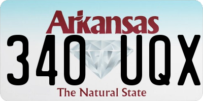 AR license plate 340UQX