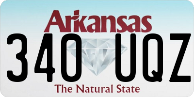 AR license plate 340UQZ