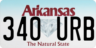 AR license plate 340URB