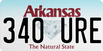 AR license plate 340URE
