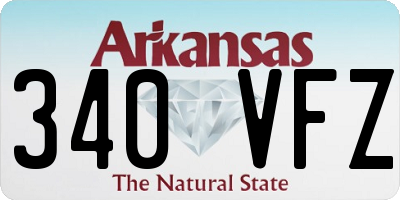 AR license plate 340VFZ