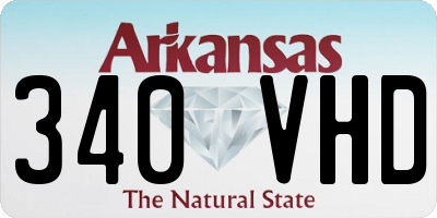 AR license plate 340VHD