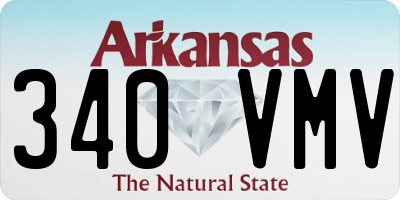 AR license plate 340VMV