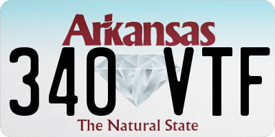AR license plate 340VTF