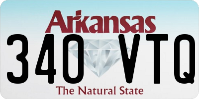 AR license plate 340VTQ
