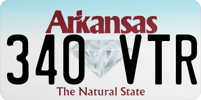 AR license plate 340VTR