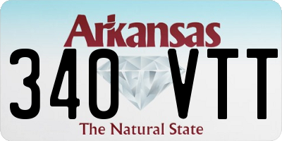 AR license plate 340VTT