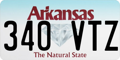 AR license plate 340VTZ