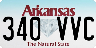 AR license plate 340VVC
