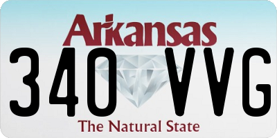 AR license plate 340VVG