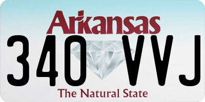 AR license plate 340VVJ