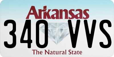 AR license plate 340VVS