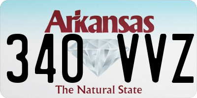 AR license plate 340VVZ