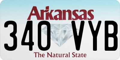 AR license plate 340VYB