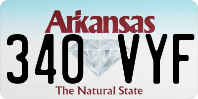 AR license plate 340VYF