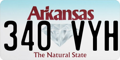AR license plate 340VYH