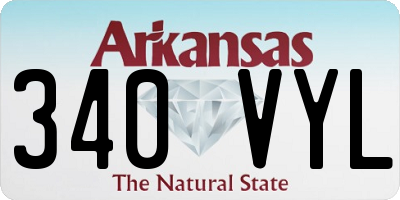 AR license plate 340VYL