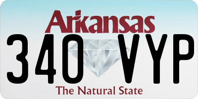 AR license plate 340VYP