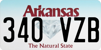 AR license plate 340VZB