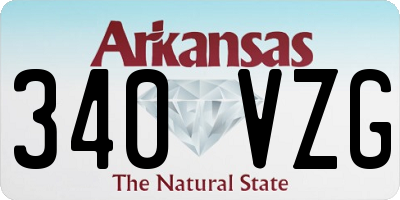 AR license plate 340VZG