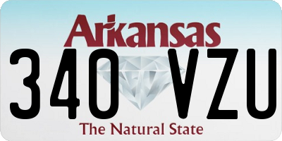 AR license plate 340VZU
