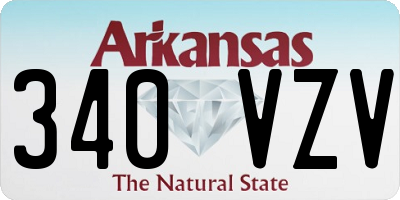 AR license plate 340VZV