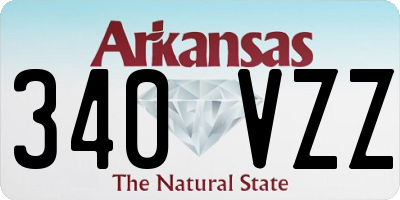 AR license plate 340VZZ