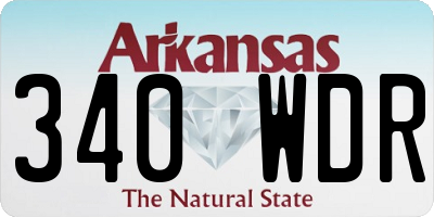 AR license plate 340WDR