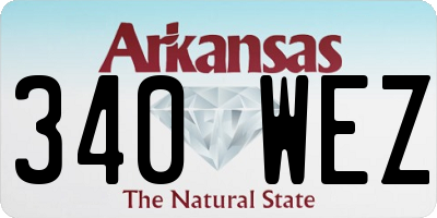 AR license plate 340WEZ