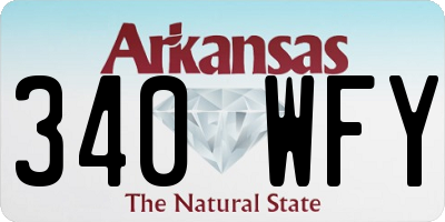 AR license plate 340WFY