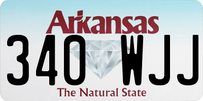 AR license plate 340WJJ