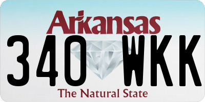 AR license plate 340WKK