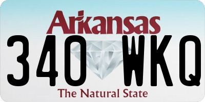 AR license plate 340WKQ