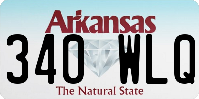 AR license plate 340WLQ