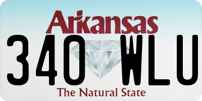 AR license plate 340WLU