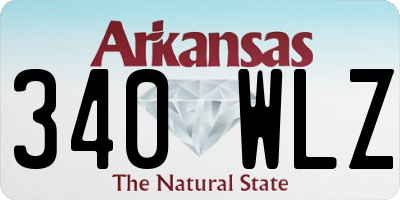 AR license plate 340WLZ