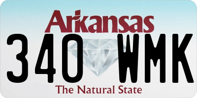 AR license plate 340WMK