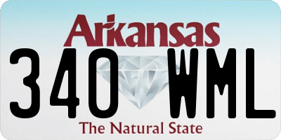 AR license plate 340WML
