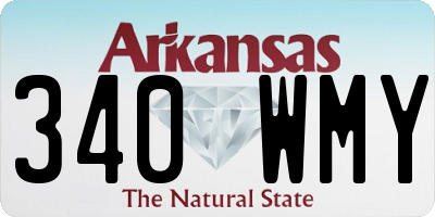 AR license plate 340WMY