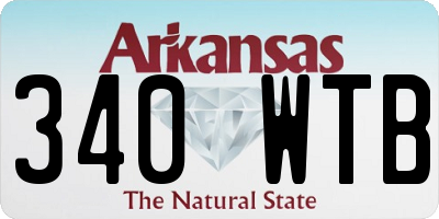 AR license plate 340WTB