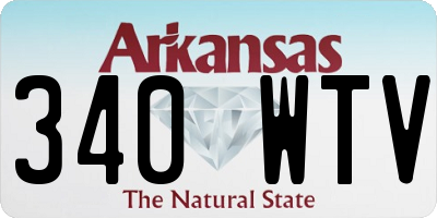 AR license plate 340WTV