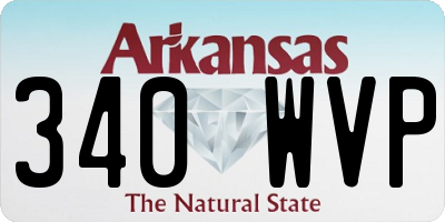 AR license plate 340WVP
