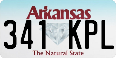 AR license plate 341KPL