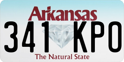 AR license plate 341KPO