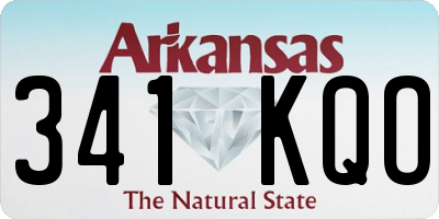 AR license plate 341KQO