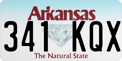 AR license plate 341KQX
